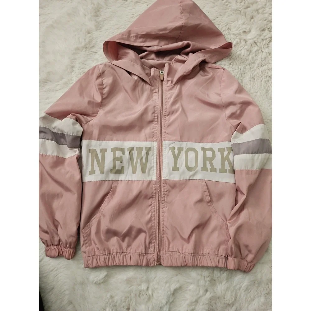 Kelly by 26 International Utility Collection Pink NY Hooded Jacket Size‎ 7/8
